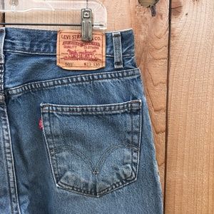 **SOLD** Vintage Levi's 505 Regular Fit Blue Jeans